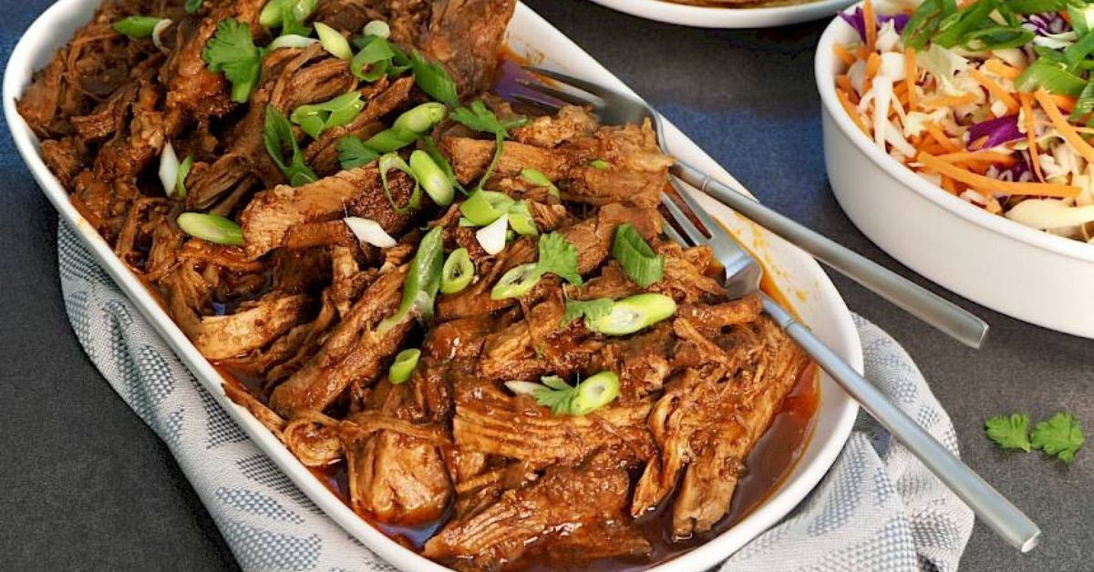 Smokey BBQ Pulled Pork (Slow-cooker)