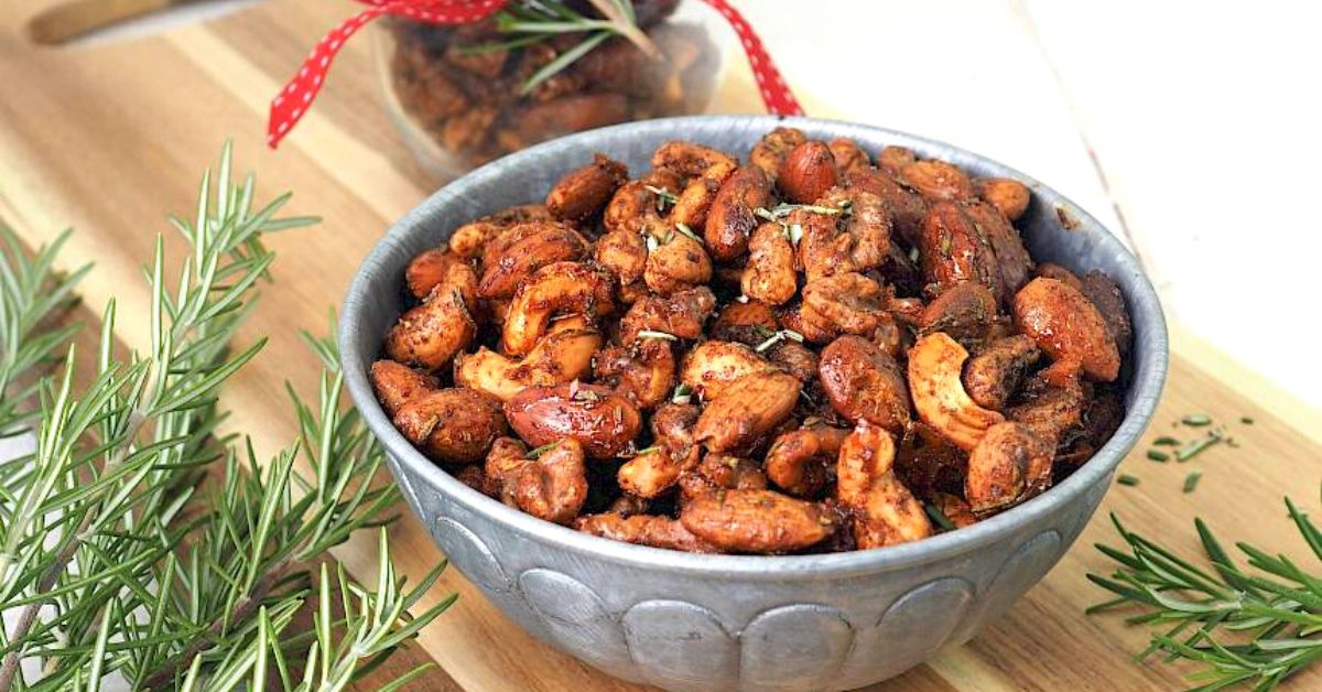 Rosemary Roasted Mixed Nuts – Paleo Recipe for Entertaining